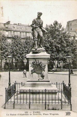 Statue Alphonse de Neuville mlamp1870_cpa_9939 71